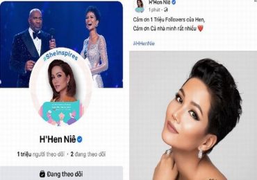 Hoa hậu H’Hen Niê mừng Fanpage đạt 1 triệu người theo dõi