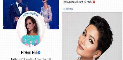 Hoa hậu H’Hen Niê mừng Fanpage đạt 1 triệu người theo dõi