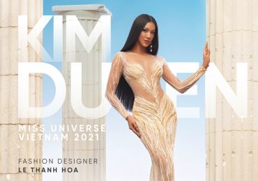 Trang phục dạ hội của Kim Duyên tại đêm bán kiết Miss Universe 2021 có tên ‘My Mekong’