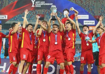 U23 Việt Nam ăn mừng chức vô địch Đông Nam Á