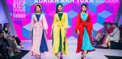 Hoa hậu Thanh Thủy cùng đàn chị Bảo Ngọc, Mai Phương trình diễn tại ‘Asian Kids Fashion Week 2023’