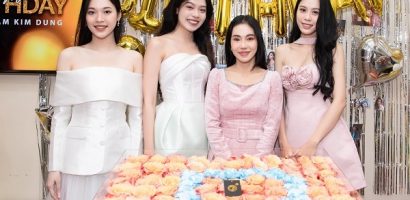 Nữ CEO Phạm Kim Dung mừng sinh nhật cùng dàn hoa hậu xinh đẹp