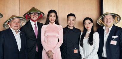 Hoa hậu Thiên Ân cùng ‘ba mẹ nuôi’ mang văn hóa Việt Nam đến nước Đức