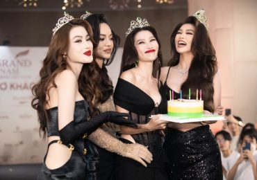 Chế Nguyễn Quỳnh Châu xúc động trước sinh nhật bất ngờ trong buổi sơ khảo Miss Grand Vietnam 2023