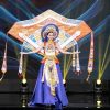 Thí sinh Miss Grand Vietnam 2023 diễn trang phục dân tộc lấy cảm hứng từ nghệ thuật Pháp lam Huế