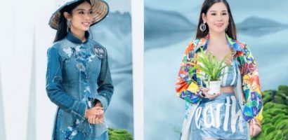 Trang phục tái chế độc đáo của thí sinh Miss Earth Vietnam 2023