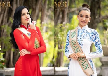 Hơn 70 hoa hậu quốc tế đọ sắc trong áo dài của NTK Ngô Nhật Huy