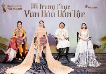 Đạo diễn Hoàng Nhật Nam cùng dàn hậu làm cố vấn phần thi Trang phục văn hoá dân tộc