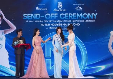 Hoa hậu Mai Phương chính thức nhận sash đại diện Việt Nam chinh chiến tại Miss World lần thứ 71