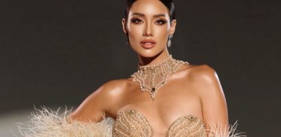 Trang phục dạ hội chính thức của Lydie Vũ tại bán kết Miss Supranational 2024