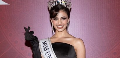 Miss Universe India 2024 dự thảm đỏ Hoa hậu Quốc gia Việt Nam 2024