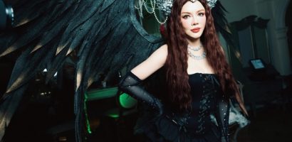 Lý Nhã Kỳ hóa The Dark Angel quyến rũ và bí ẩn dịp Halloween