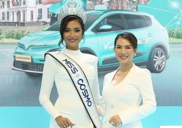 Miss Cosmo 2024 vinh dự giới thiệu xe điện Việt Nam đến Indonesia