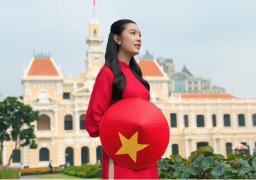Á hậu Thuý Vân gửi gắm niềm tự hào qua MV ‘Tiến lên Việt Nam’
