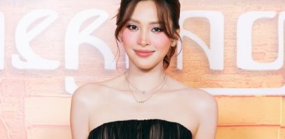 Dàn Hoa Á hậu ‘đổ bộ’ thảm đỏ show thời trang của NTK Lê Thanh Hoà