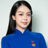 Hoa hậu Thanh Thuỷ nhận Huy hiệu thanh niên tiên tiến làm theo lời Bác